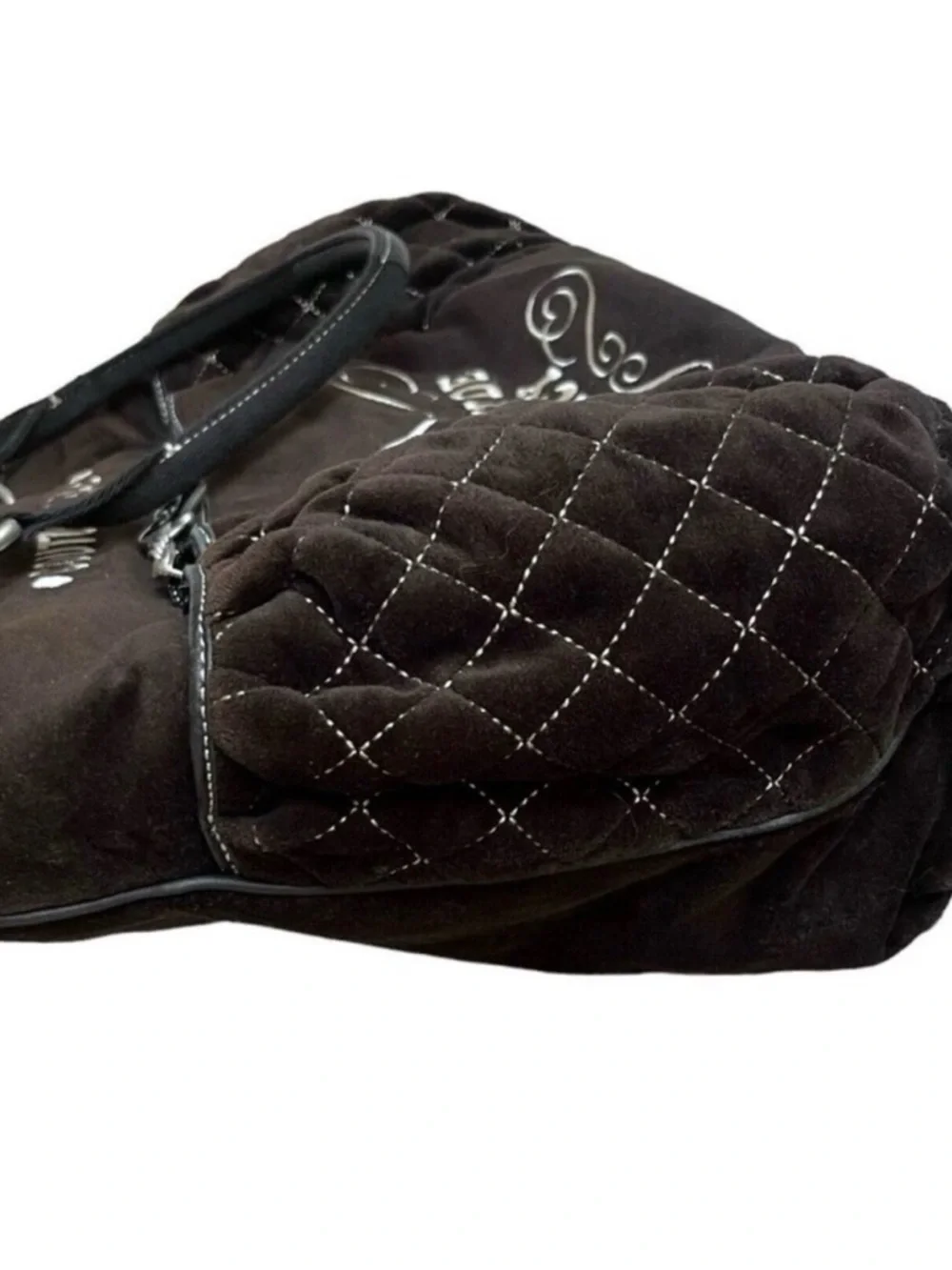 Juicy Couture Diaper Bag Quilted Couture Baby' Enfant De Juicy Baby Bag Black